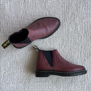 Dr. Martens Burgundy Chelsea Boots